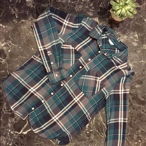 2 FOR 10 ❗️Blue Aeropostale flannel shirt